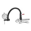 Dial Test Indicator with 360° Flexible Arm and 360° Locking Pliers, 0.03 Mm Accuracy, 0-25.4mm Range, Professional for Machine Set-Up, Narrow Area