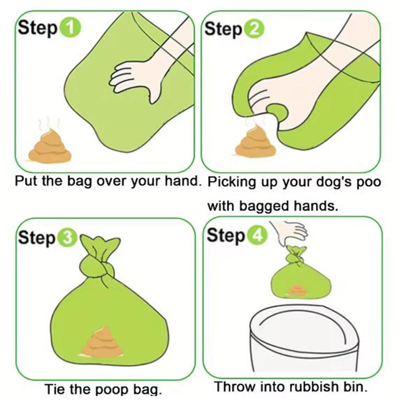 300/150pcs Dog Poop Bags Portable Pet Waste Bags Durable And Leak Proof Pet Garbage Bags Pet Cleaning Supplies