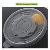Homeglen Einweg-Kraftpapier-Takeaway-Schalen mit Deckeln