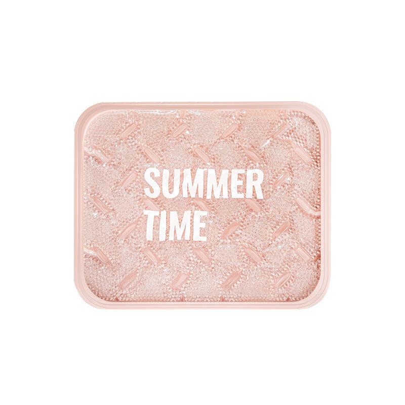 Letnia Podkładka Lodowa Bez Wody Studencka Oddychająca Żelowa Poduszka na Siedzenie Akcesoria Samochodowe Chłodzenie Koralikami Lodowymi