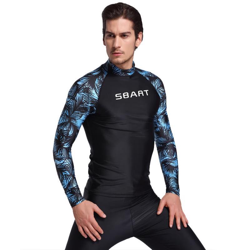 SBART Men s Quick-Dry UV Protection Split Surfing & Diving Top