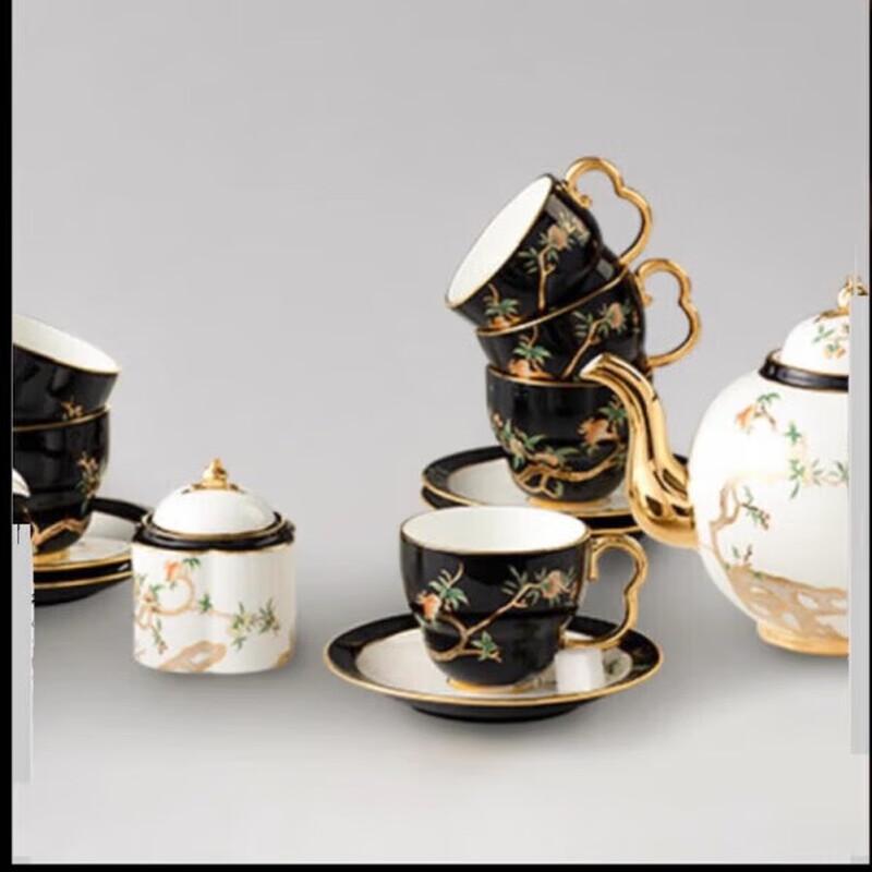 Yongfengyuan Pomegranate Garden Ceramic Coffee/Tea Set