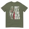Lass den alten Unisex nicht in der Vintage-amerikanischen Flagge (Auf der Rückseite) T-Shirt