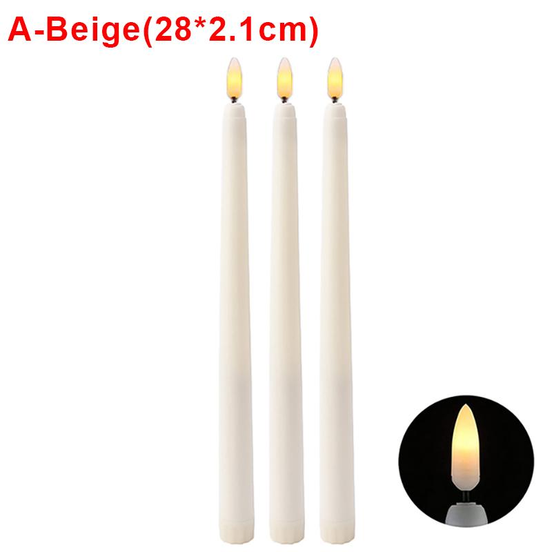 3/1 szt. LED bezpłomieniowe świece zasilane bateriami elektroniczne lampy tealight do dekoracji domu wesele urodziny oświetlenie