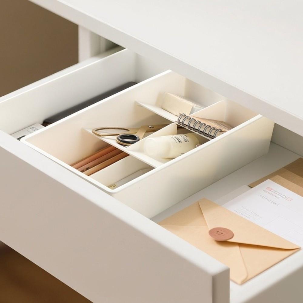 With Partition Board Drawer Storage Box Plastic Tableware Container  Tableware Storage