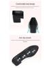 2025 Spring/Autumn Comfortable Soft Leather Chunky Heel Shoes for Women - Versatile for Middle-Aged and Elderly