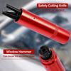 2Pcs Car Safety Hammer Emergency Escape Tool,One Second Window Breaker with Seatbelt Cutter,Portable Auto Rescue Tool Window Breaker Lightweight