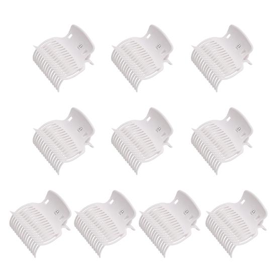 10Pcs Hot Roller Clips Portable Reusable Hair Curler Claw Clip Women Girls Home Salon Hair Section Styling Securing Clamp