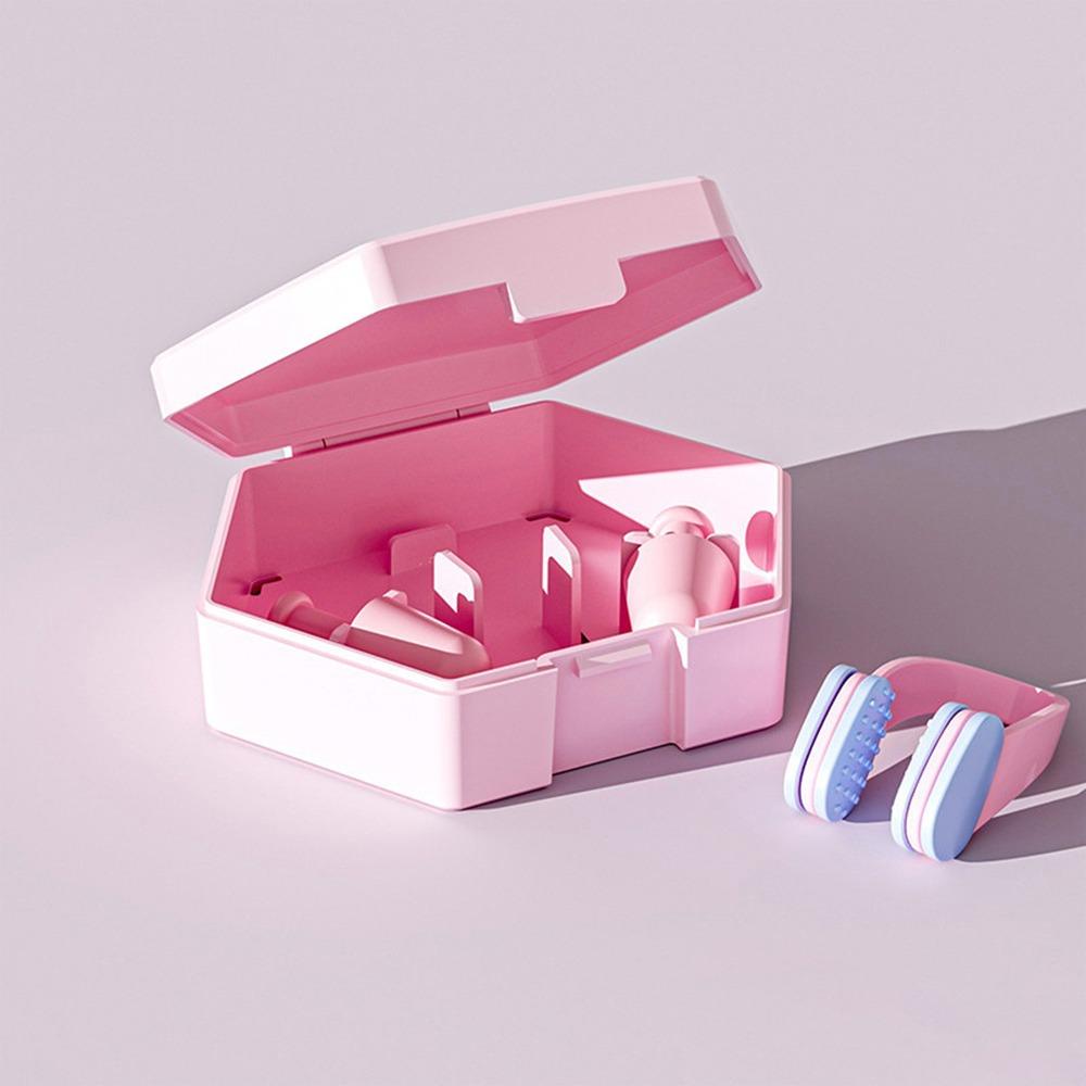 1 комплект новых силиконовых плавательных берушей водонепроницаемые для сна шумоподавляющие зажим для носа беруши для взрослых детей