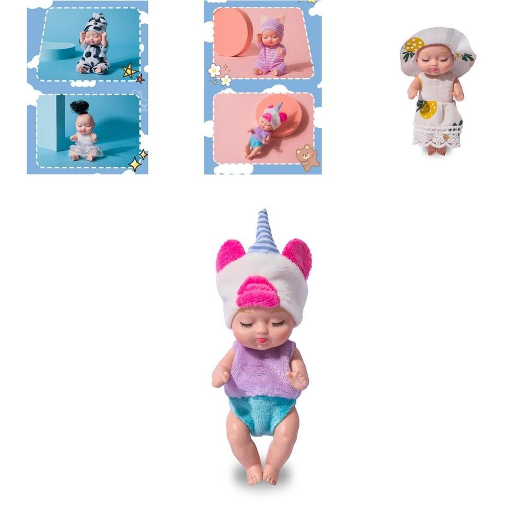 Reborn Sleeping Doll Girl Pvc Bjd Toy With Adjustable Joints And Soft Clothes