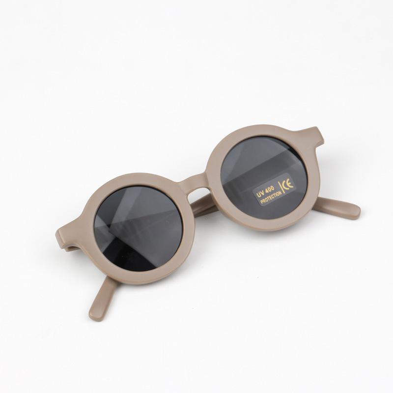 Denmark Matte Round UV400 Foldable Children's Sunglasses