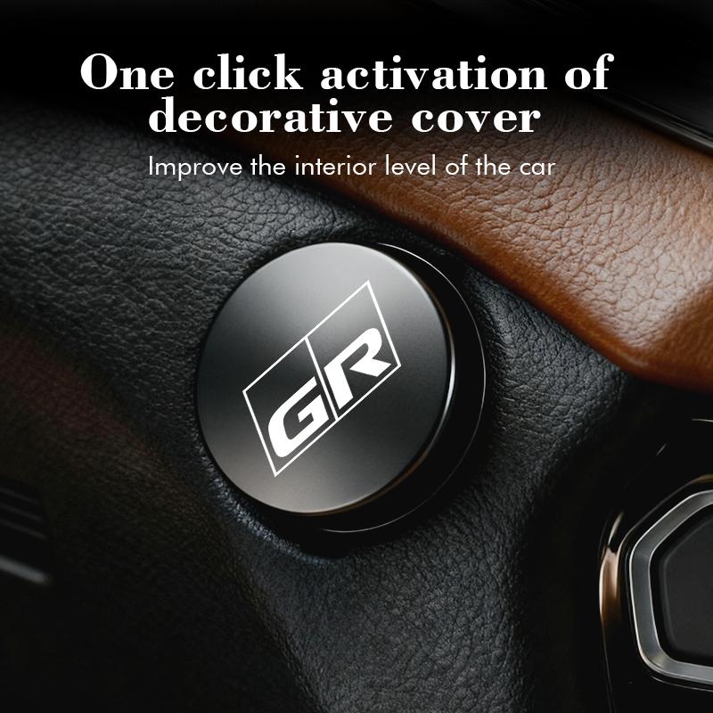 Car Keyless ONE-CLICK Start Stop Push Button Engine Ignition Switch For Toyota GR Sport Yaris Chr Auris Rav4 Prius Prado Avensis