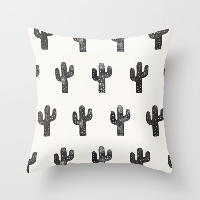 Nordic Style Tropical Plant Cactus Pattern Cushion Cover Sofa Car Office Pillowcase Home Decor Pillowcase