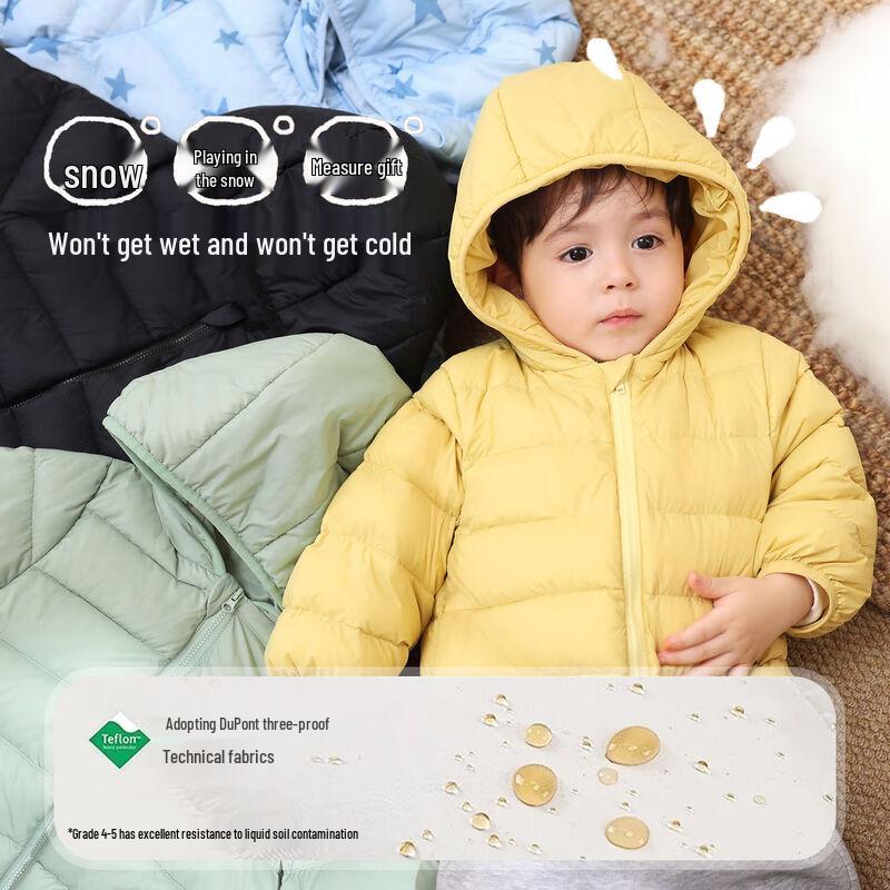 LUSON Baby Boys' Lightweight Winter Down Jacket