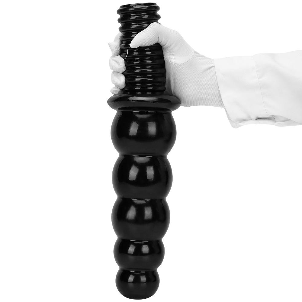 Masturbateur portatif Plug Anal jouet sexuel dilatateur Anal gode Fisitng pénis noir esclave BDSM Plug queue 18 +