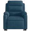 Recliner with Rising Assistance Blue Velvet