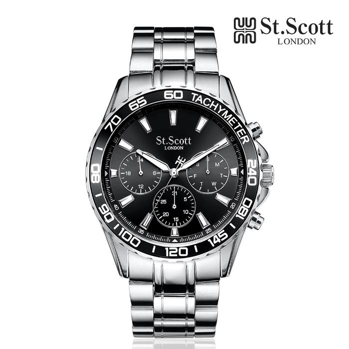 Seinteuseukoteuleondeon St3058M Stout Multi Men'S Metal Watch