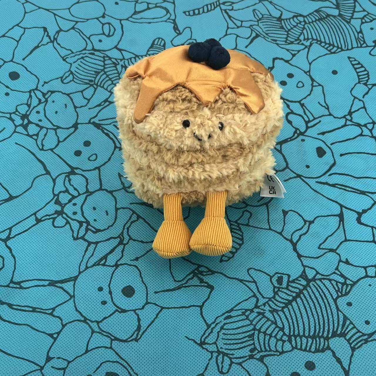Nieuw Model JC Fun Pluche Speelgoed, Kleine Kers Bedel, Klein Schildpad Pluche Speelgoed, Croissant, Kleine Pinguïn JC Tas Bedel beige