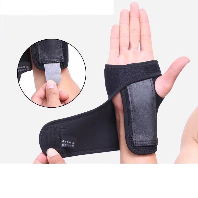 Регулируемый спортивный фиксатор для запястья и ладони со стальной пластиной