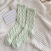 Women Socks Home Twist Mid-Tube Thickened Coral Velvet Floor Socks Sleeping Socks Towel Socks Supersoft