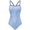 Low-split Racing Swimsuit Women's Swimming Pool Sports Training One-piece Triangular Belly Cover Slimming Hot