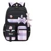 2025 High-Capacity, Dirt-Resistant Schoolbag: Lightweight Trolley Backpack for Middle/College Students