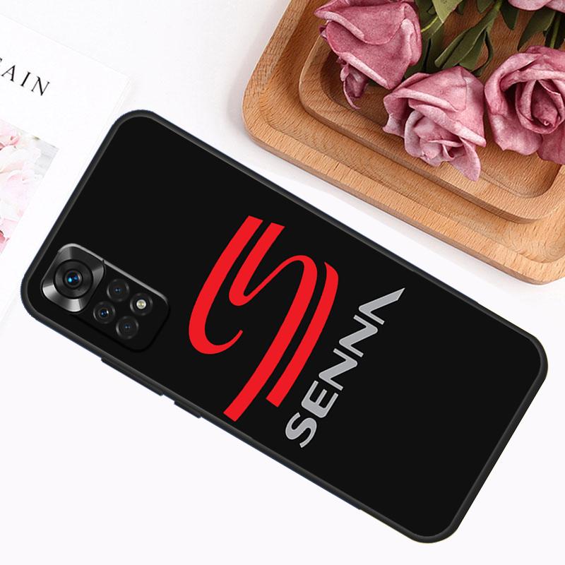 Racing Ayrton Senna Case For Xiaomi Redmi 12C 10C 9A 9C 9T Redmi Note 12 Pro 8 9 10 11 Pro 11S 10S 12S Cover