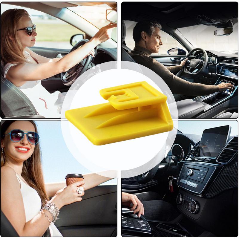 Car Electronic Toll Pass Support Adhesive Windshield Pass Clip Holder Vehicle ETC Accessories for Secure Toll Pass Placement