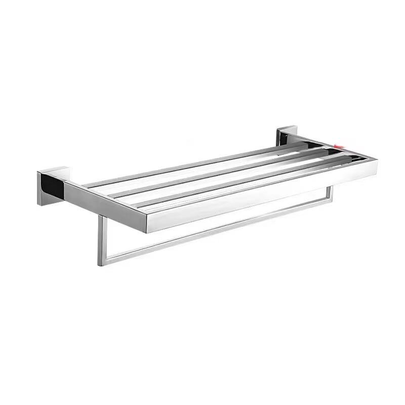 304 Stainless Steel No-Punch Bathroom Towel Rack