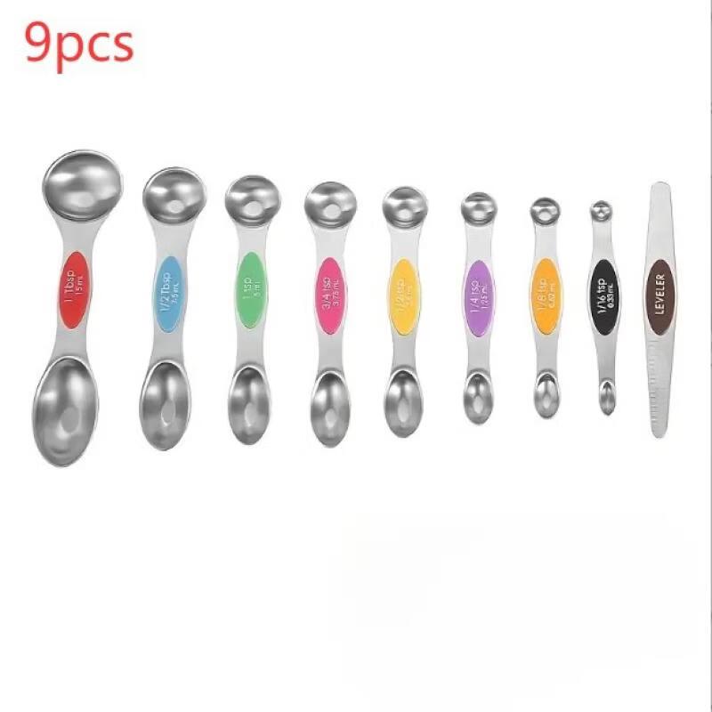 MDNG Colorful Stainless Steel 18-Piece Measuring Spoon Set
