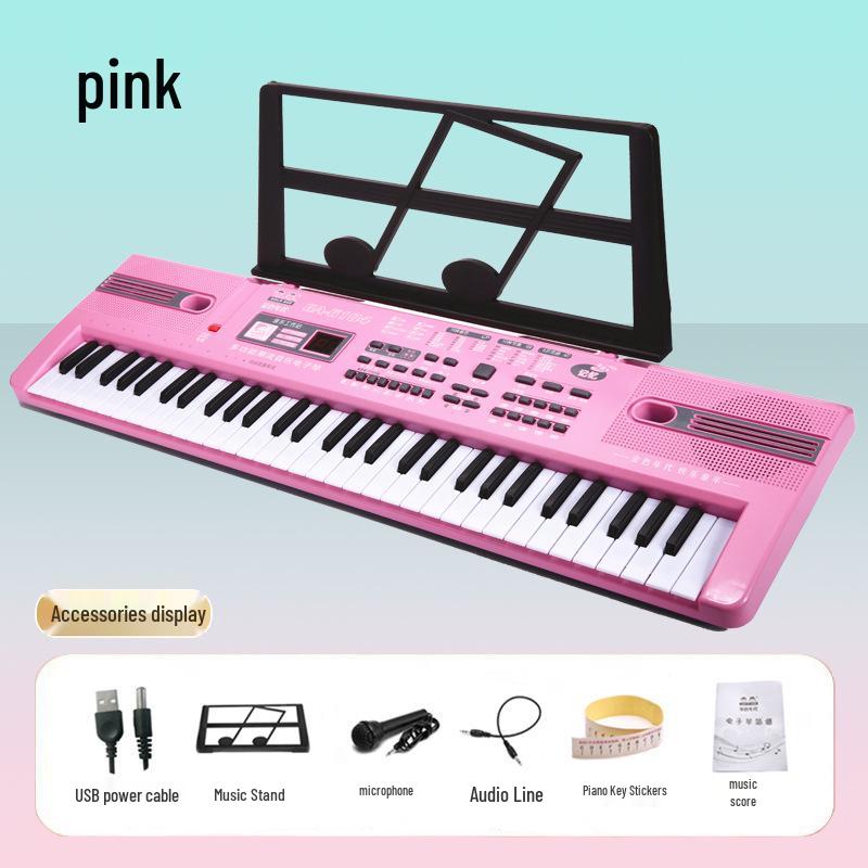 61-Key Children's Electronic Keyboard - Early Education Musical Toy