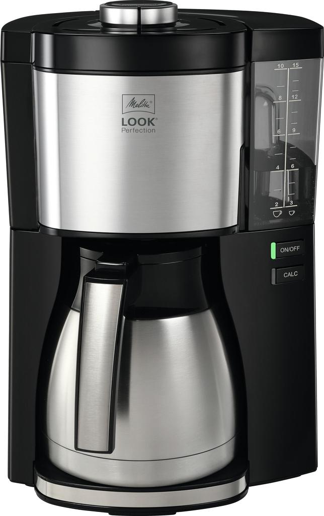 Melitta Look V Therm Perfection Filter Coffee Maker 10 cups Black/Silver