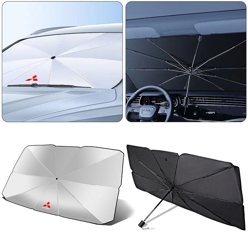 Car Heat Insulation Foldable Sun Umbrella Windshield UV Protection Sunshade For Mitsubishi Mirage G4 KU8