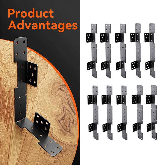 10 stuks Trapbalk Hanger Beugel Heavy Duty 18 Gauge Verstelbaar Dek