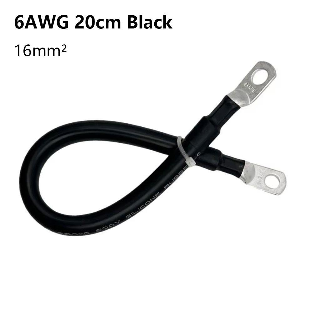 1Pcs Soft Silicone Battery Connection Cable Inverter Battery Cable for Battery Pack Storage