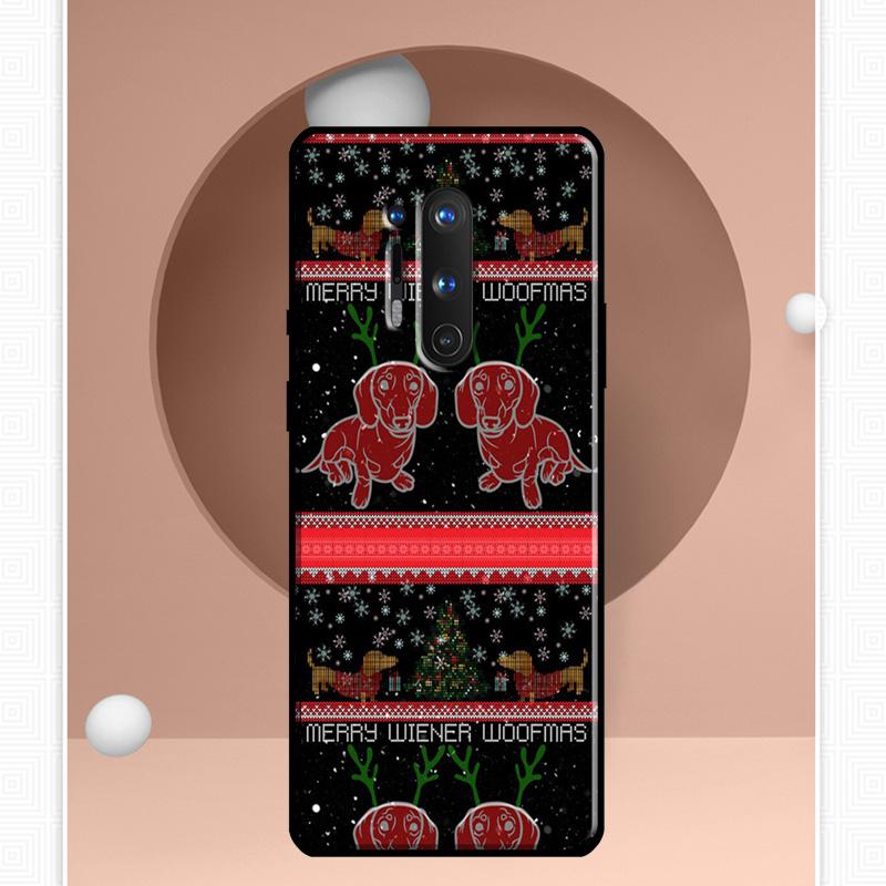 

Чехол с рисунком рождественского свитера с изображением таксы для OnePlus Nord 2T CE 2 Lite N10 N200 N300 OnePlus 10 Pro 9 11 8T 9R 10T Ace Cover OnePlus Nord N100