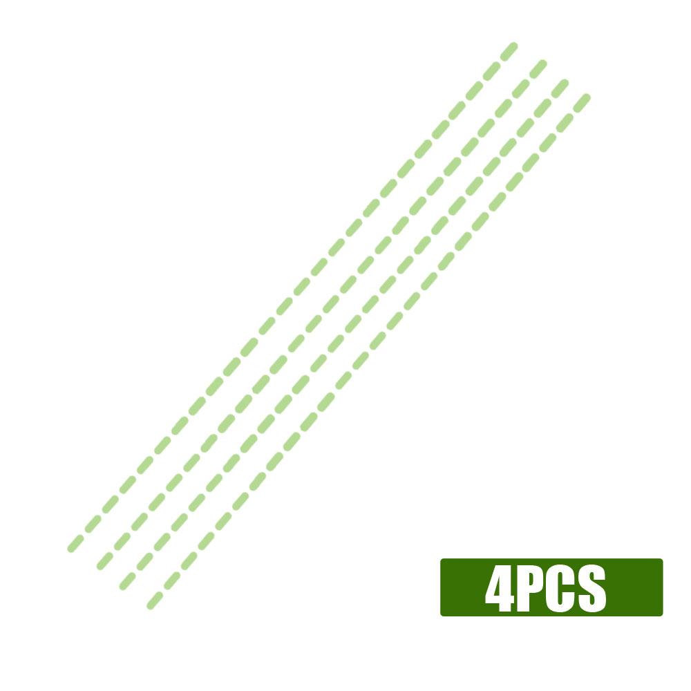 

4 шт., самоклеящаяся литая отделка автомобиля, внутренняя, внешняя, светоотражающая декоративная линия, сделай сам, светящаяся для ночного вождения, безопасность luminous