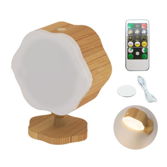 Applique a LED con 3 livelli di luminosità, dimmerabile, angolo regolabile, facile da installare, luce da comodino per dormire, con telecomando, per proteggere gli occhi