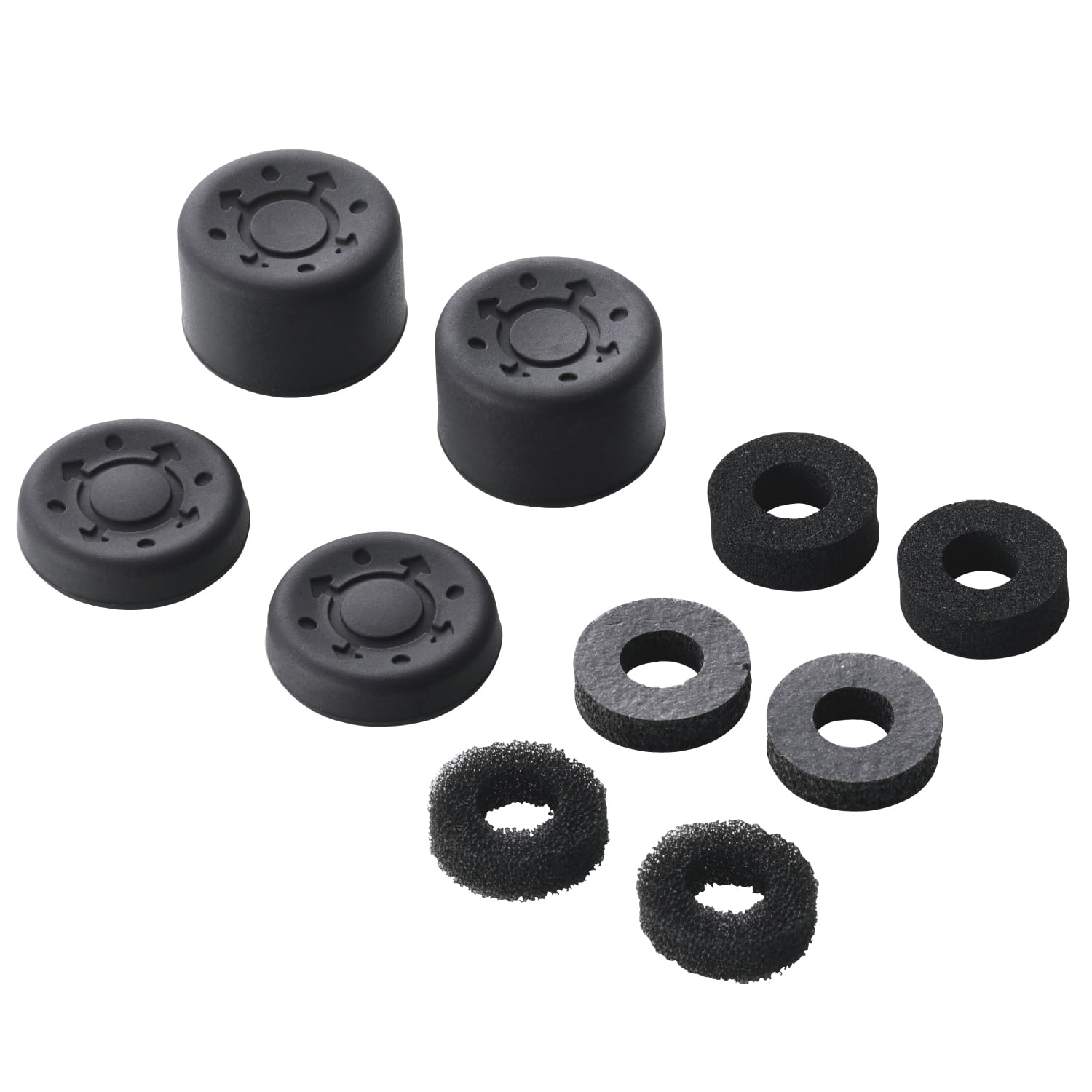 

Elecom Эксклюзивный стик для Nintendo Switch2 2 типа 3 типа стремиться высоко легко накрывать, в комплекте, Высокий/Низкий, в комплекте, кольцо, жесткий/нормальный/мягкий, рукоятка, прикрепить, чёрный