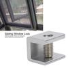 Silver Window Safety Lock Aluminum Sliding Window Stopper Adjustable Sliding Window Lock  Security