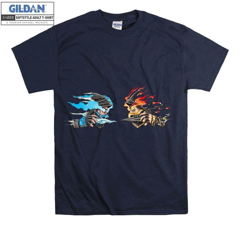 

Футболка унисекс Scorpion Mortal Kombat Ninjas Fighting 5983