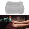 Inflatable Foot Rest for Air Travel Multifunctional PVC Flocking Portable Leg Rest Pillow