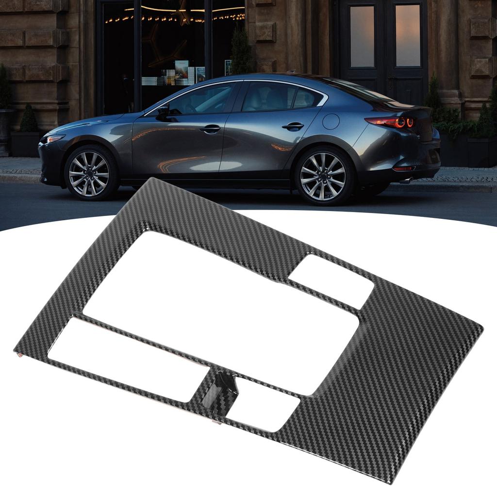 Center Console Gear Panel Frame Cover Carbon Fiber Replacement for 3 2020‑2025 Central Console Gear Panel Frame