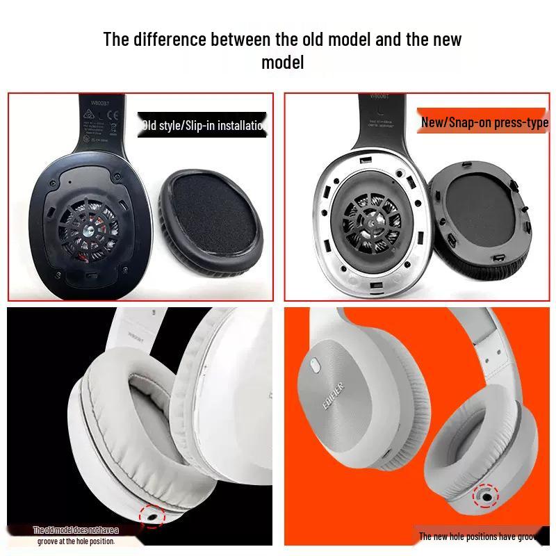 Kompatibilní náušníky pro sluchátka Edifier W800BT, W808BT, W800X, K830, K815P, G1