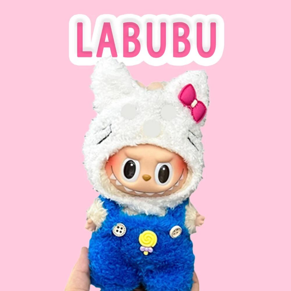 

15-17 см Лялька Labubu Одяг Стіч Милий Набір Аксесуари LabubuV1 V2 V3 Підвісні Аксесуари День Народження Дитяча Іграшка Подарунок NO Doll No Shoes