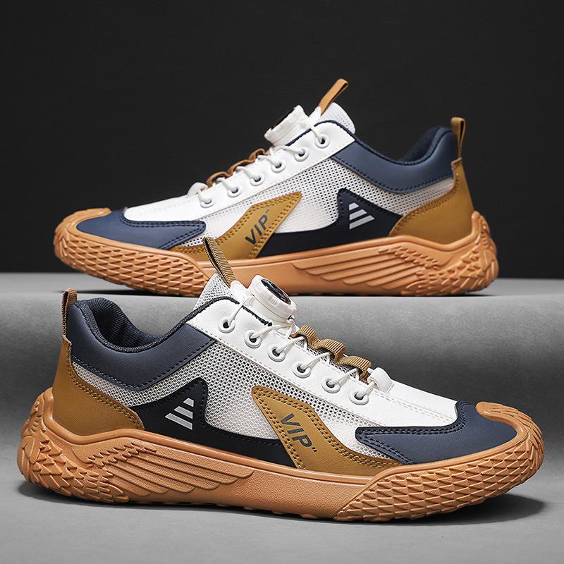 

Men s shoes summer mesh breathable one pedal live broadcast casual board shoes work non-slip wear-resistant sports labor insurance shoes 39 хаки