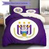 RSC Anderlecht  Pattern Bedding Quilt Set  Home Decoration  Gift (1 * duvet cover + 2 * pillowcase  without core)