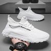 Men's shoes 2024 summer hollow breathable mesh shoes low-top young students running fashion trend casual sports shoes