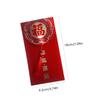 2Pcs/Set Wedding Blessing Bag Thickened Lucky Money Bag Red Envelope  New Year Celebration