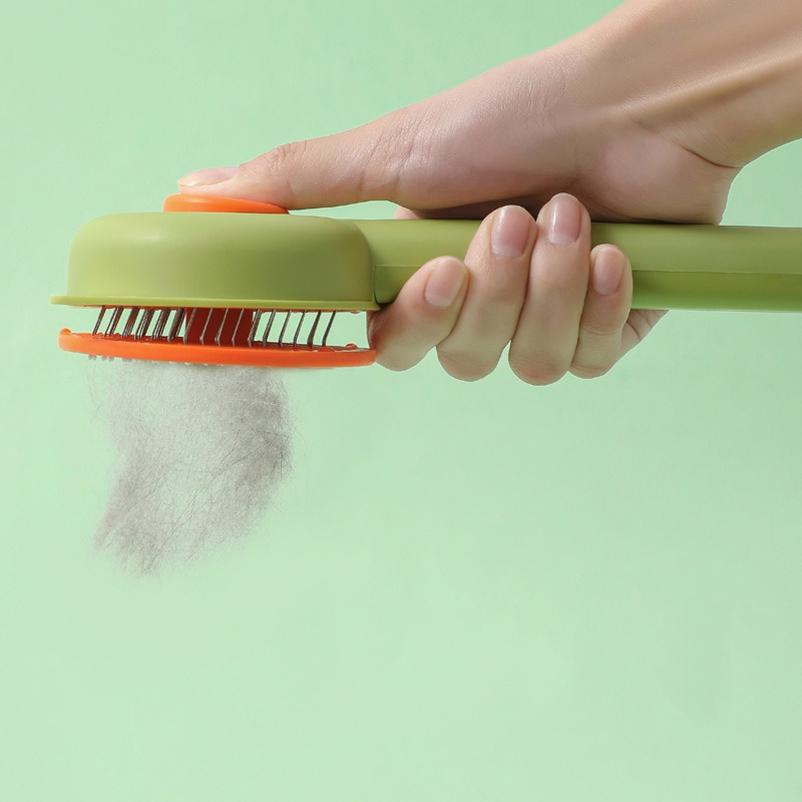Cat Comb for Long Haired Pets Removes Floating Hair Needle Combing Brush Dog Hair Cleaner Artifact Suppli